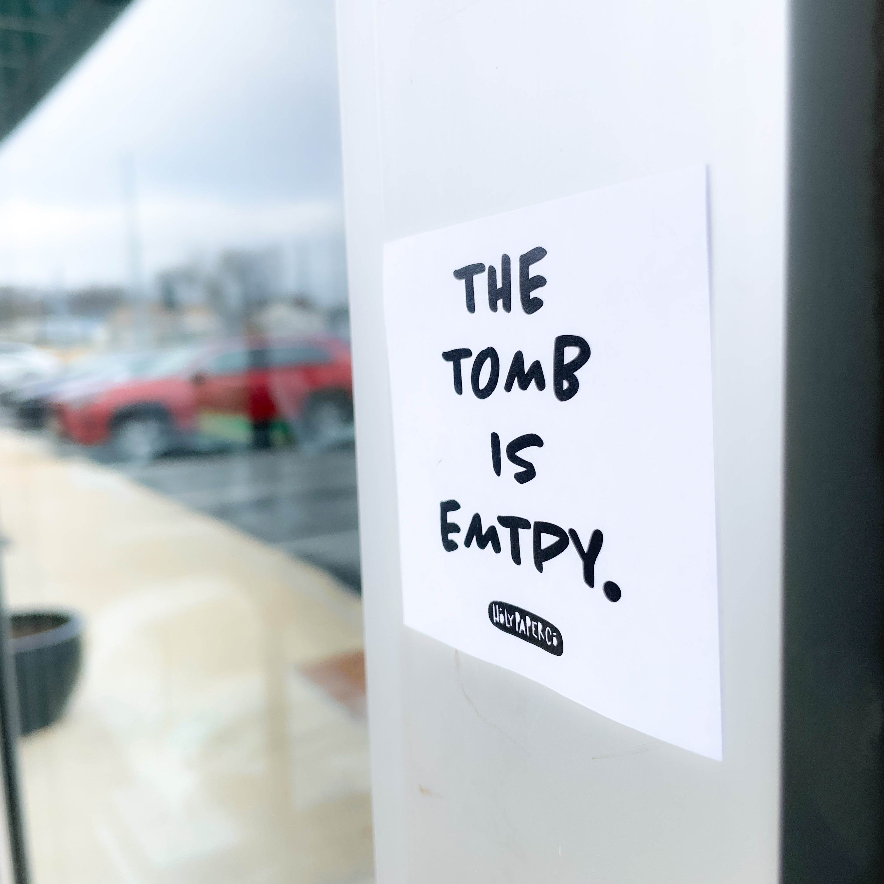 The Tomb is Empty - Easter Sticky Note Tracts